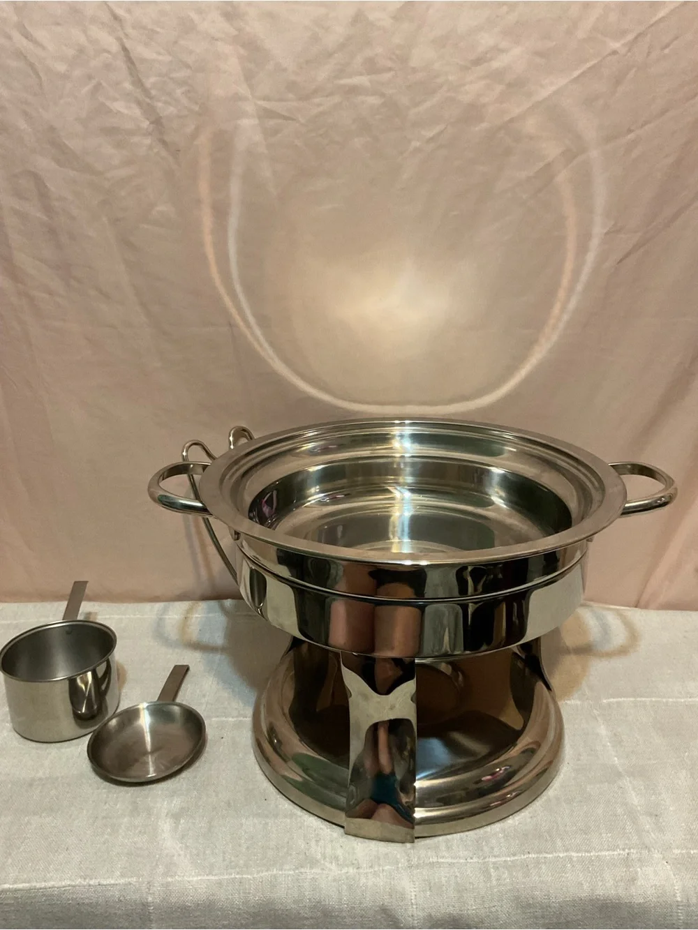 round stainless steel chafing dish buffet set
